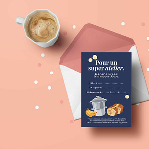 E-carte cadeau Atelier Cuisine Banana Bread Laura Combe Naturopathe